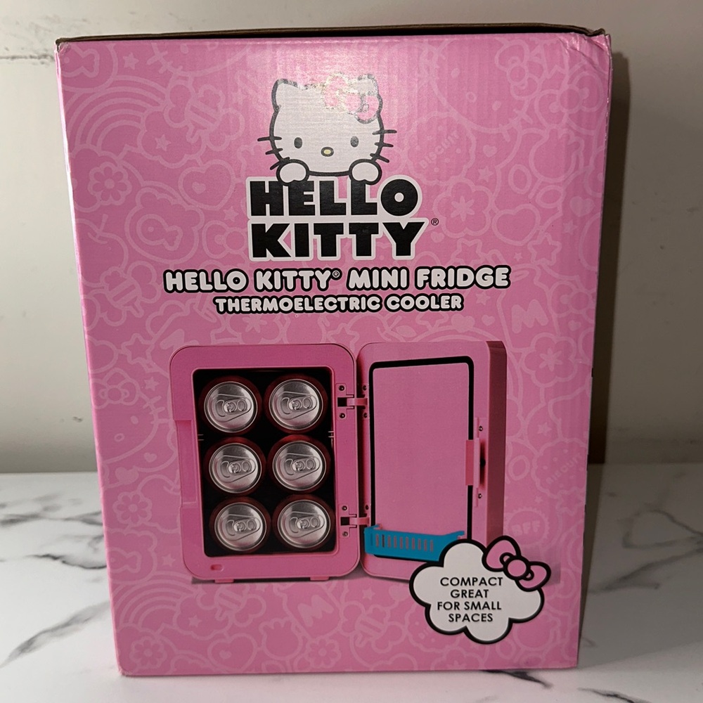 New- Hello Kitty Mini Fridge - Picture 3 of 11